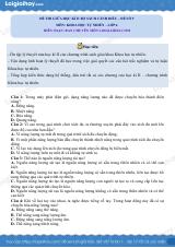 Đề thi giữa học kì 2 KHTN 6 Cánh diều - Đề số 9